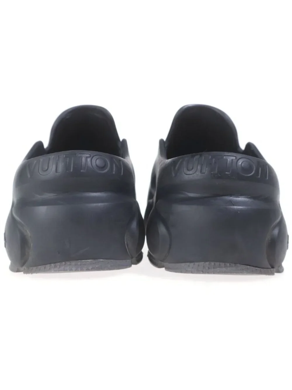 Louis Vuitton LV Shark Line Slip on Sandals Black